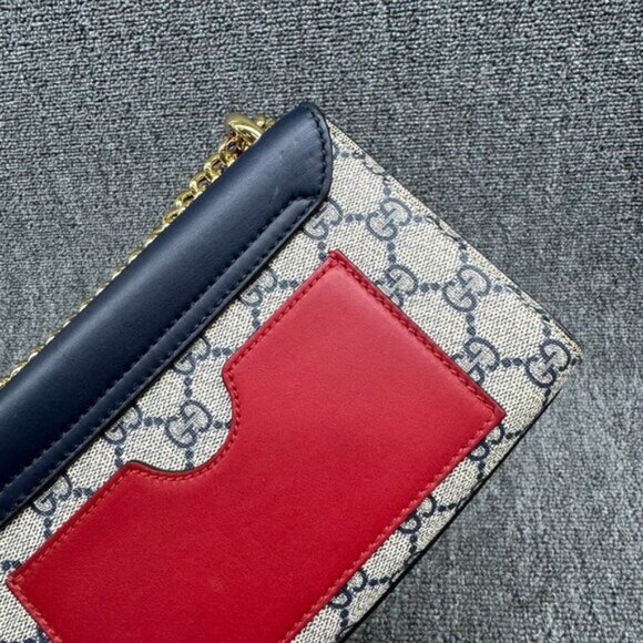 GUCCI Padlock Canvas Shoulder Bag 429-102125 - Picture 4 of 16